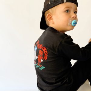 REMERA CHOCOLATADA MANGA LARGA